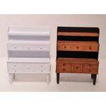 BUFFET HUTCH 1:24 1PC shown painted on the right