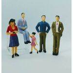 FIGURES PAINTED PEOPLE 5pc G SCALE PEP-G