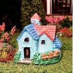 Miniature house blue
