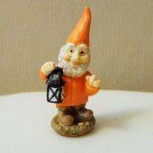 Garden Gnome Lantern-orange