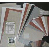 PATT SHEETS ASSORT. 6.75X12" 1:48 O gauge 10PC PK712-48