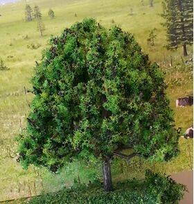 TREE-PREMADE 6''max ht. FOREST GREEN 2PC TRAP-14FG
