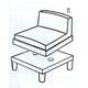 OFFICE CHAIR LOUNGE 2pc 1:48